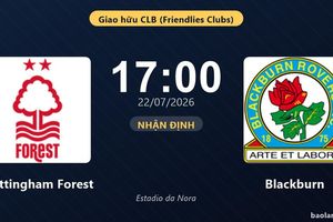 Nhận định Nottingham Forest vs Blackburn: đội hình dự kiến