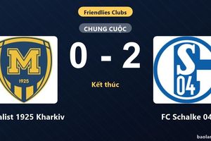 FC Schalke 04 thắng Metalist 1925 Kharkiv trong trận giao hữu