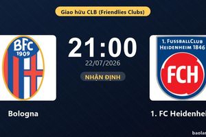 Nhận định Bologna vs 1. FC Heidenheim: đội hình dự kiến