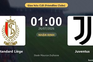 Nhận định Standard Lìege vs Juventus: đội hình dự kiến