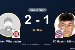 Wehen Wiesbaden đánh bại Bayern trong trận giao hữu tại BRITA-Arena