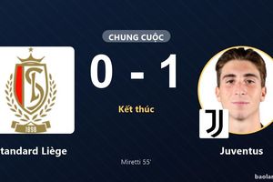 Juventus hạ Standard Lìege trong trận giao hữu tại Liege