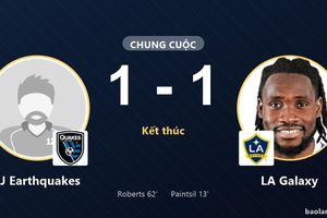 Hòa LA Galaxy, SJ Earthquakes giành vé vào vòng 1/16