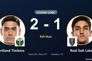 Portland Timbers 2-1 Real Salt Lake: Portland Timbers giành chiến thắng