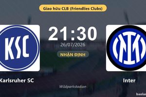 Nhận định Karlsruher SC vs Inter: đội hình dự kiến
