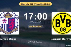 Nhận định Cerezo Osaka vs Borussia Dortmund: đội hình dự kiến
