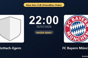 Nhận định Rottach-Egern vs FC Bayern München: đội hình dự kiến