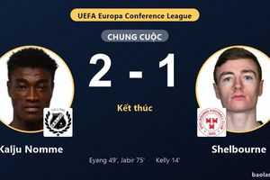 Kalju Nomme ngược dòng hạ Shelbourne ở vòng loại Conference League