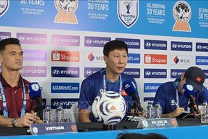 ASEAN Cup 2026: HLV Kim Sang Sik khẳng định mục tiêu đánh bại Indonesia