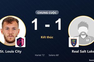 Hòa Real Salt Lake, St. Louis City cùng giành vé vào vòng 1/16