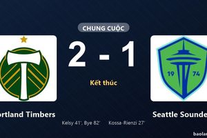 Thống kê trận đấu Portland Timbers 2-1 Seattle Sounders: Portland Timbers ngược dòng ngoạn mục