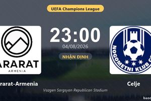 Nhận định Ararat-Armenia vs Celje: đội hình dự kiến