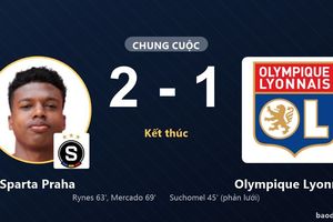 Sparta Praha ngược dòng hạ Olympique Lyonnais tại Epet Arena