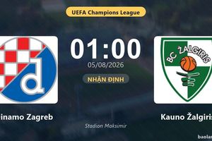 Nhận định Dinamo Zagreb vs Kauno Žalgiris: đội hình dự kiến