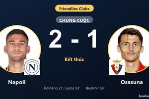 Napoli bảo toàn chiến thắng, Osasuna rút ngắn bất thành