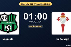 Nhận định Sassuolo vs Celta Vigo: đội hình dự kiến