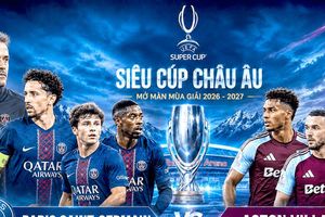 Siêu cúp châu Âu 2026: Màn khởi đầu tranh danh hiệu mùa giải mới