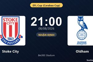 Nhận định Stoke City vs Oldham: đội hình dự kiến