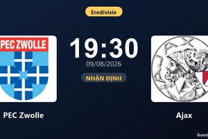 Nhận định PEC Zwolle vs Ajax: đội hình dự kiến