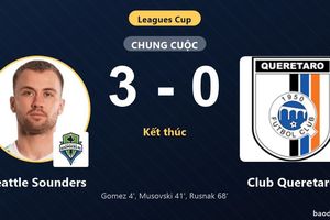 Đánh bại Club Queretaro 3-0, Seattle Sounders khẳng định sức mạnh trên sân nhà