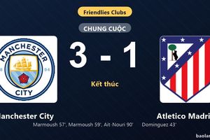 Thống kê trận đấu Manchester City 3-1 Atletico Madrid: Manchester City ngược dòng ngoạn mục