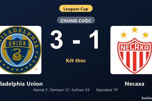 Thống kê trận đấu Philadelphia Union 3-1 Necaxa: C. Sullivan tỏa sáng, Philadelphia Union giành trọn 3 điểm