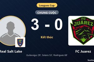 Đánh bại FC Juarez 3-0, Real Salt Lake thắng tưng bừng ở vòng bảng Leagues Cup