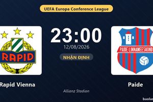 Nhận định Rapid Vienna vs Paide: đội hình dự kiến