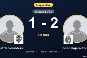 Thua ngược Guadalajara Chivas 1-2 trên sân nhà, Seattle Sounders ôm hận tại Leagues Cup