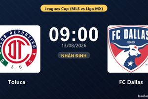 Nhận định Toluca vs FC Dallas: đội hình dự kiến