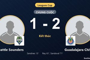Thua ngược Guadalajara Chivas 1-2, Seattle Sounders ôm hận trên sân nhà Lumen Field