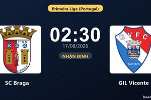Trận SC Braga vs GIL Vicente bị hoãn