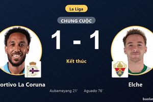 Deportivo La Coruna chia điểm với Elche trong ngày ra quân La Liga