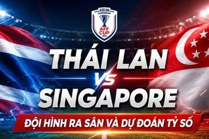 Thái Lan vs Singapore: Đội hình ra sân và dự đoán tỷ số