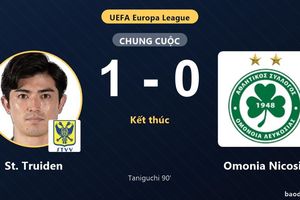Hạ Omonia Nicosia 1-0, St. Truiden giành vé đi tiếp, tiễn đối thủ rời Europa League
