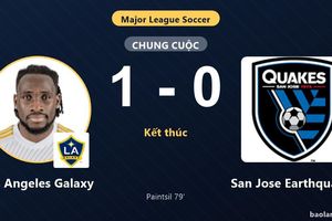 Hạ San Jose Earthquakes 1-0, Los Angeles Galaxy cùng đối thủ giành vé vào vòng 1/16