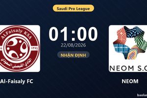Nhận định Al-Faisaly FC vs NEOM: đội hình dự kiến