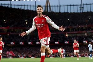 Kai Havertz liên tục nổ súng, khẳng định vững chắc vị thế trung phong số một Arsenal