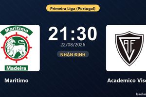 Nhận định Maritimo vs Academico Viseu: đội hình dự kiến