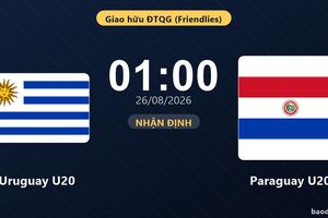 Nhận định Uruguay U20 vs Paraguay U20: Khách quyết chặn đà sa sút