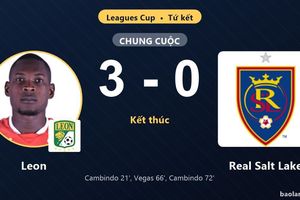 Đè bẹp Real Salt Lake 3-0, Leon hiên ngang tiến vào bán kết Leagues Cup