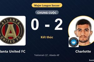 Hạ Atlanta United FC 0-2, Charlotte xây chắc vị trí trong top 5 MLS