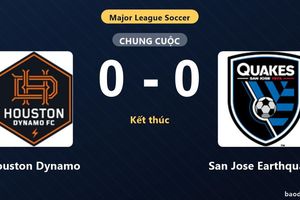Hòa San Jose Earthquakes không bàn thắng, Houston Dynamo cùng đối thủ giành vé đi tiếp