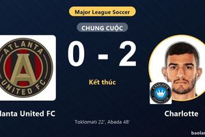 Hạ gục Atlanta United FC 2-0, Charlotte củng cố vị thế trong top 5 MLS