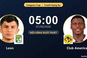 TRỰC TIẾPTrực tiếp Leon vs Club America: Hết hiệp 1, hòa 0-0