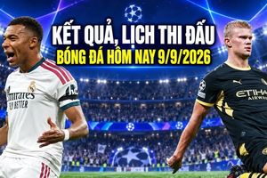 Kết quả, lịch thi đấu bóng đá hôm nay 9/9/2026: Sôi động Cúp C1