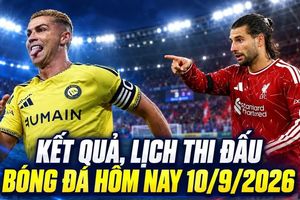 Kết quả, lịch thi đấu bóng đá hôm nay 10/9/2026: MU ra quân ở Cúp C1