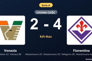 Thống kê trận đấu Venezia 2-4 Fiorentina: Fiorentina ngược dòng ngoạn mục