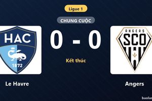 Thống kê trận đấu Le Havre 0-0 Angers: Trận hòa không bàn thắng