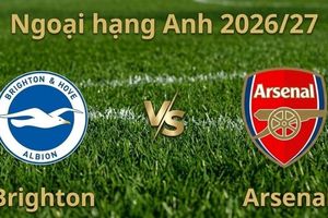 Nhận định, dự đoán trận đấu Brighton vs Arsenal: Cuộc đối đầu đáng chờ đợi